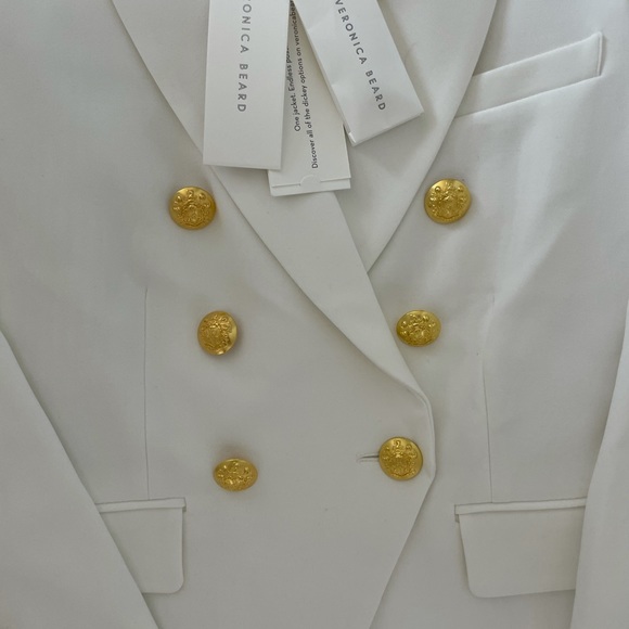 ❌SOLD❌VERONICA BEARD Empire Double Breasted Blazer - Picture 9 of 10
